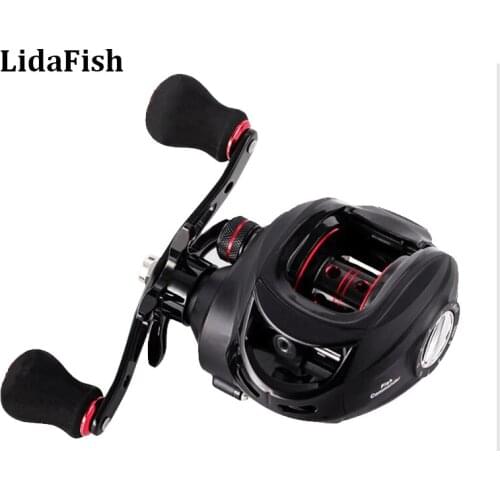LIDAFISH Brand Baitcasting Fishing Reel 7.2:1 High Speed 8KG Max Drag Metal spool Fishing Tackles
