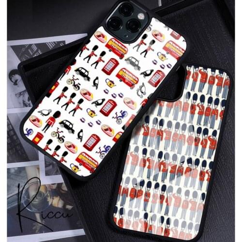 Fashion pastoral style cute Soldier Phone Case Rubber for iPhone 12 11 Pro Max XS 8 7 6 6S Plus X 5S SE 2020 XR 12Mini case