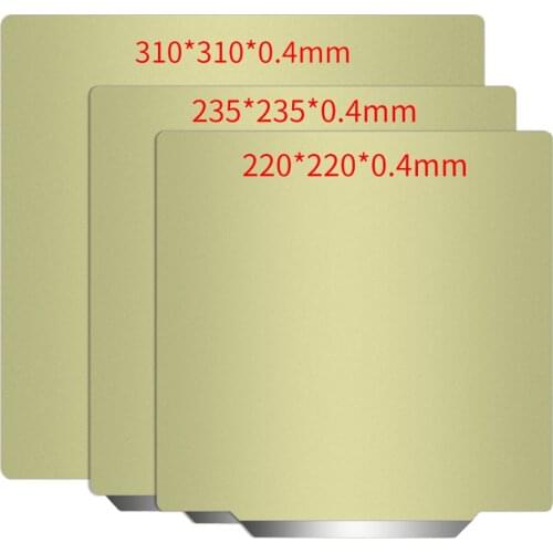 New Anet 220/235/310mm Upgrade Removal Spring Steel Sheet Pre-Applied PEI Magnetic Base For 3D Printer Printing Platform Heatbed