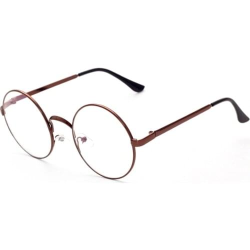 Round Frame Glasses Computer Goggles Decoration Eyeglasses Protection Eye Women Men Unisex Vintage Classic Spectacles