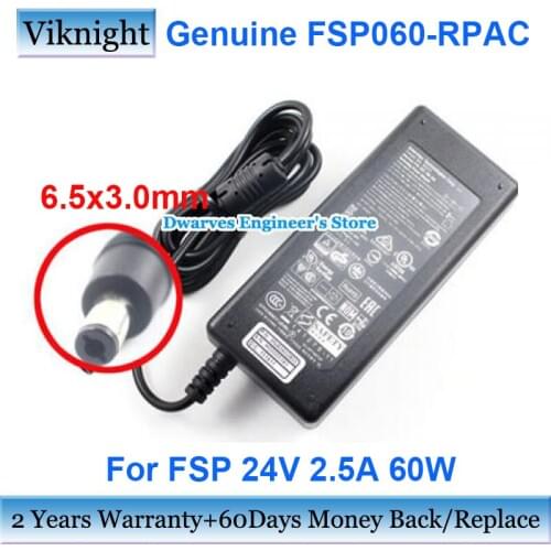 Genuine Fsp FSP060-RPAC 24V 2.5A power supply Adapters for ZEBRA GK420D GX420D GK420T GX420T P1028888-06 PRINTER adapter charger