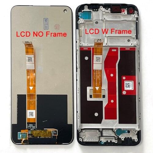 Original 6.5" Display For Oppo A54 5G CPH2195 LCD Frame Screen Display+Touch Panel Digitizer For Oppo A54 5G Replacement