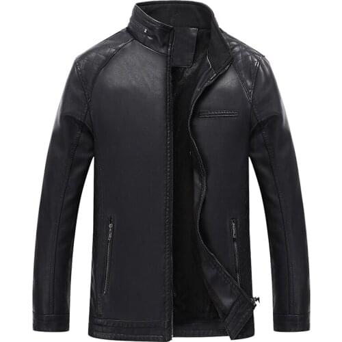 Besting Sales Men Leather Suede Jacket New Fashion Motorcycle Jacket Male Slim Fit Zippers Black Men Leather Coats Big Size 6XL