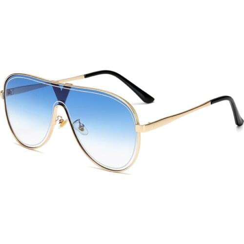 Brand Design New Sunglasses Fashion Women Men Metal Gradient Sun Glasses Vintage UV400 Sunglass Shades Eyewear gafas de sol