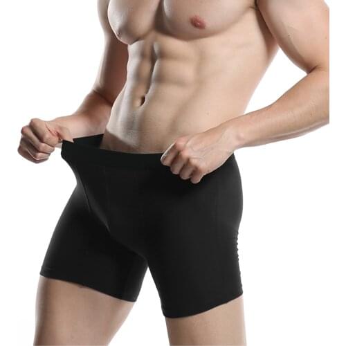 Boxershorts Male Underpants Men Boxers Long Panties Underwear Modal Loose Under Wear Plus Size boxer homme
