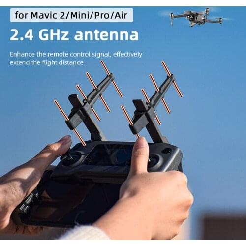 2.4Ghz Yagi Antenna Remote Control Signal Booster For Mavic 2/Mavic Mini/Mavic Pro/Phantom 4 Pro Drone Signal Range Extender