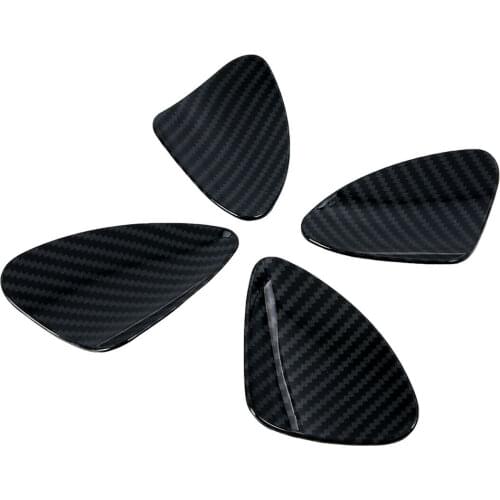 Carbon Fiber Interior Door Side Handle Protector Cover Trim Fit For Lexus ES350 ES300h 2019 2020 2021