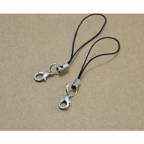 10PCS DIY Lobster Clasp Keychain Women Bag Phone Wallets Keyring Ornaments Key Chain Ring Trinket Jewelry Making Accessories