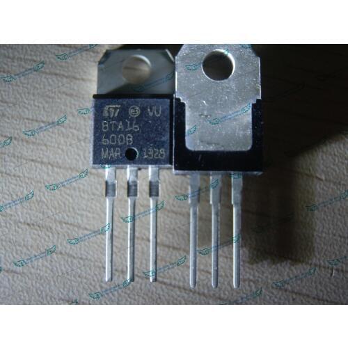 100PCS/LOT BTA16-600B BTA16-600 BTA16 TRIAC 600V 16A TO220AB