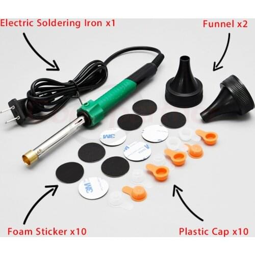 1SET Goodpartner TONER CARTRIDGE REFILL TOOL Driller ELECTRIC SOLDERING IRON Printer Maintenance Repair Hole Making Solder Kit