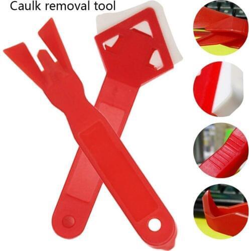 2 pcs/set Home Joint Silicone Glass Spreader Spatula Hand Tool Set with Sealant Removal Tool