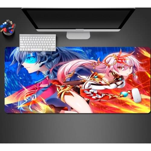 Anime Game Cool Girl Mouse Pad Most Popular Professional Office Computer Keyboard Mouse Big Table Pad High Quality Rubber Mats
