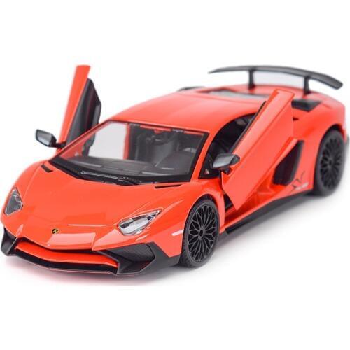 Bburago 1:24 Lamborghini-Aventador SV Coupe Sports Car Static Die Cast Vehicles Collectible Model Car Toys