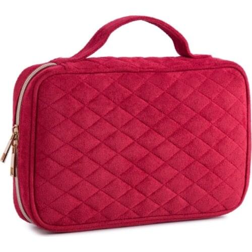 Travel Jewelry Box Necklace Earrings Rings Bracelet Organizer Carrying Case P9YF