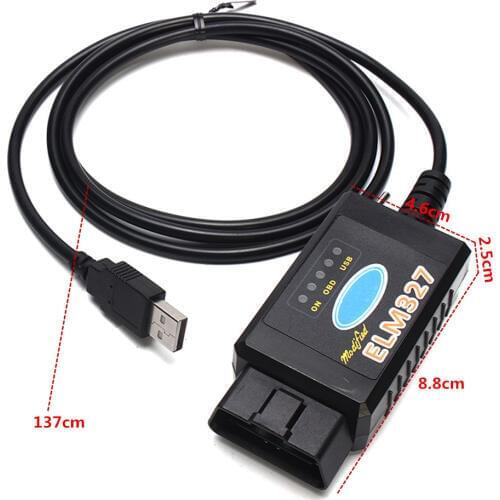Em327 OBD2 USB OBD2 scanner modified Ford ms-can hs-can Mazda car scanner tool