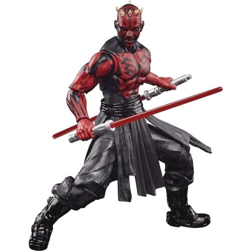 Hasbro Original Star Wars Black Series 50th Anniversary Limited Darth Maul Action Figure Model Doll Decoration Toy Birthday Gift