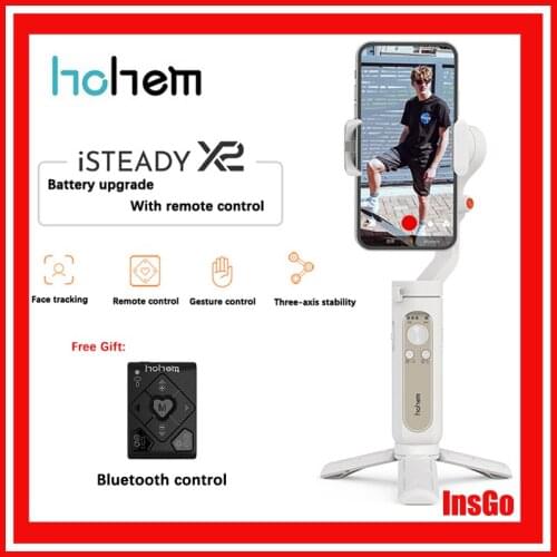 Hohem iSteady X2 Smartphone Gimbal 3-Axis Handheld Stabilizer For Smartphone Action Camera Gopro Video Record Vlog Live Selfie