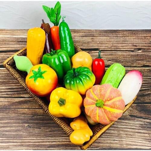 1Pcs Artificial Vegetables Simulation Food Plastic PE Foam Fake Chili Pepper Potato Photography Prop Christmas Home Garden Decor