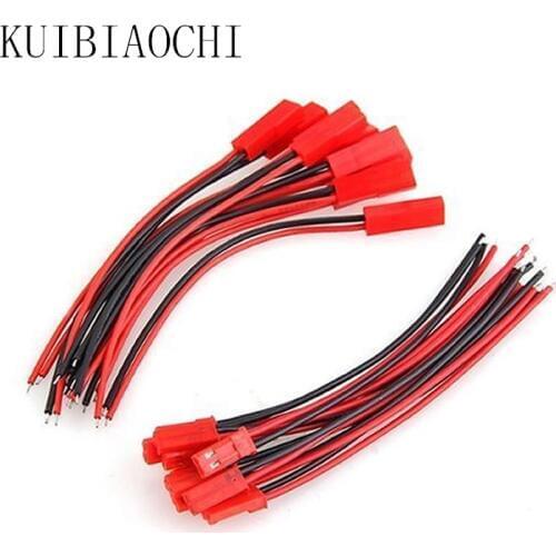 15 Pairs Good Quality JST Connector Plug Cable Male and Female 100mm / 150mm for RC Battery