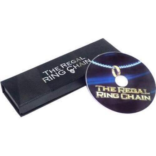 The Regal Ring Chain (DVD + Gimmick),Stage Magic Tricks,Fun,Close Up Magic Props,Illusion,Magia Toys,Gadget,Joke,Classic Magie