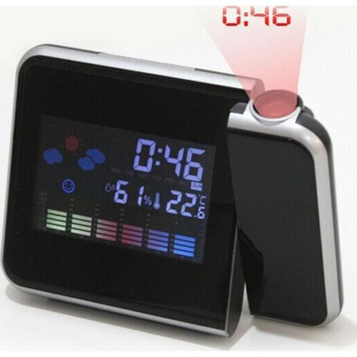 Fashion Projection Electronic Clock Snooze Alarm Clock Popular Electronic Multifunction LED Display Desk Clock