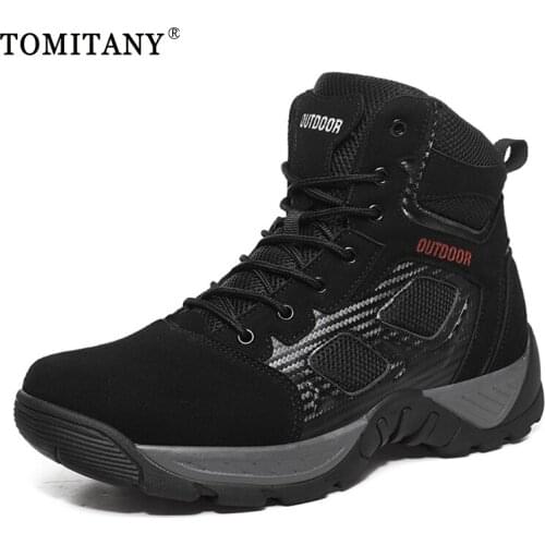 Men Brand Military Leather Boots Special Force Field Tactical Desert Combat Mens Boots Outdoor Hiking Shoes Ankle Boots Zapatos