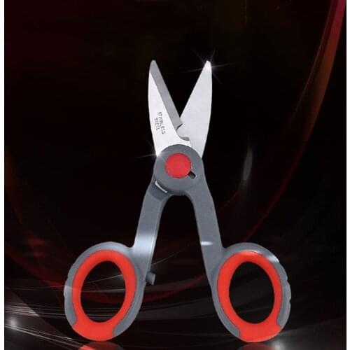 Stainless Steel Scissor For Fishing Scissor Portable Fishing Plier Cut PE line Braid Line Lure Cutter Plies Carp Fishing Tools