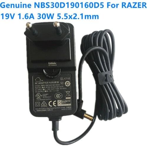 Genuine Brookstone NBS30D190160D5 19V 1.6A AC Adapter Mass Power RC30-02450100-0000 For Razer RZ05-0246 SERIES Laptop Charger