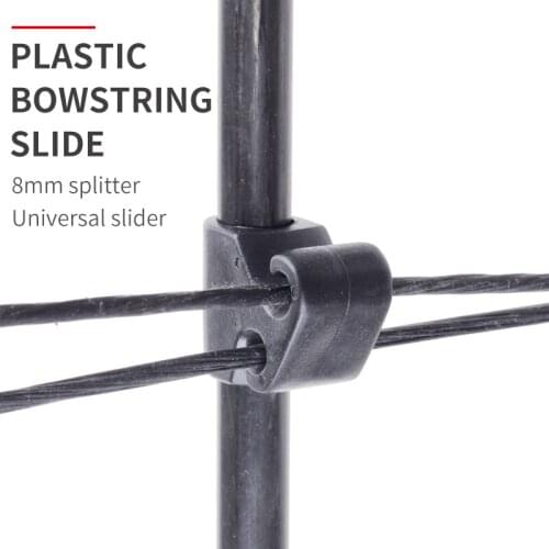 Plastic cable slide for compound bow Outdoor hunting High quality black string distributor