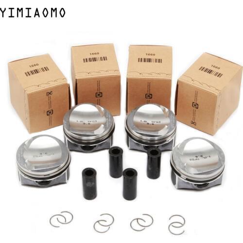 06H 107 065 CP EA888 Engine Pistons Kit For Audi A3 A4 TT VW CC Jetta Passat B7 Golf Skoda Seat 1.8 TFSI Pin 23mm 06H198151J