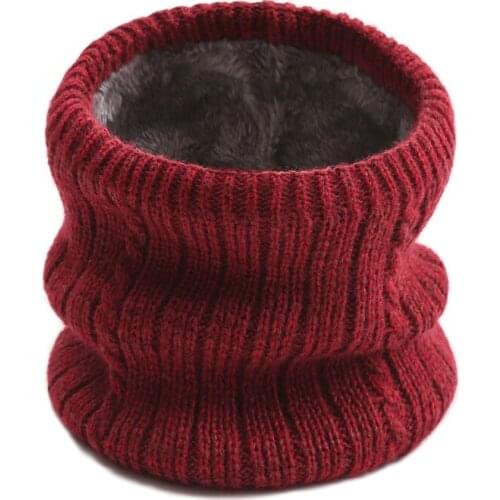 2021 New Fashion Warm Women Scarf Neck Wraps Cashmere Elegant Ring Unisex Winter Snood Female Geometric Fur Solid Bufanda