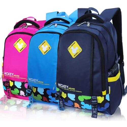 Disney School Bags Mickey Mouse for Girls Teenagers Backpack Boy Bookbags 2020 Large Capacity Middle High College Teen Schoolbag
