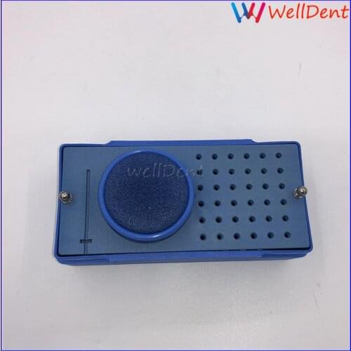 Dental lab Sterilize Round Endo Stand File Holder Measure Tools Plastic Endo box & Files Reamer Accessory Endodontic Ruler