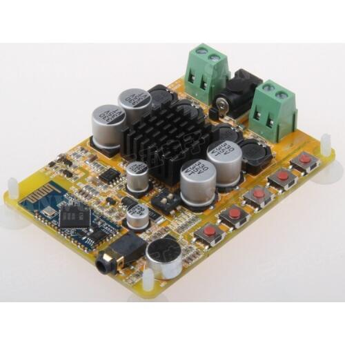 TDA7492 CSR863 4.0 2 * 50W Dual Channel Digital Bluetooth Microphone Power Amplifier Board