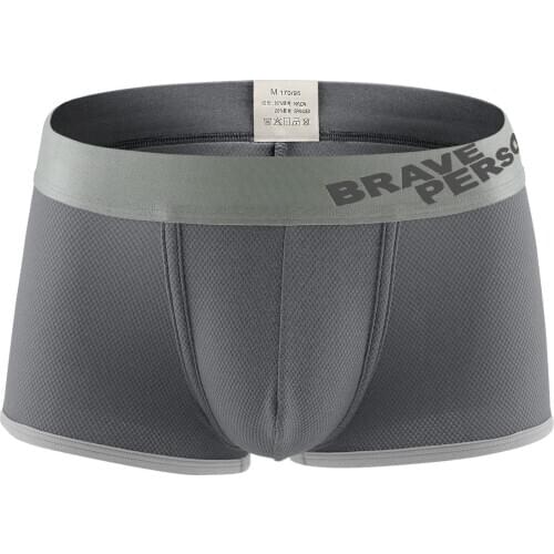 Brand BRAVE PERSON New Style Male Underwear Men Boxers Jacquard Nylon Underwear Male Fashion Boxers Mens Underpants