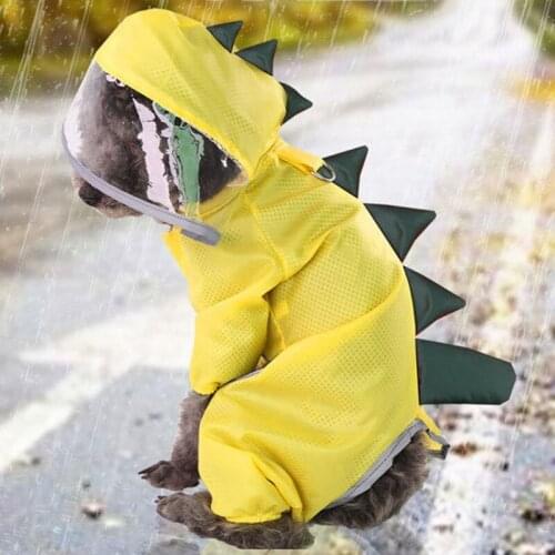 Breathable Dog Raincoat Cute Charming Shape Pet Raincoat Weatherproof Performance Durable for Puppy Small Medium Gift