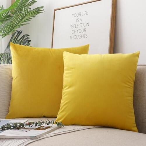 Four Seasons Universal Nordic Pillow Bolster Square Cushion Cover Sofa Pillow Rectangular Back Cushion Velvet Pillowcase Covers