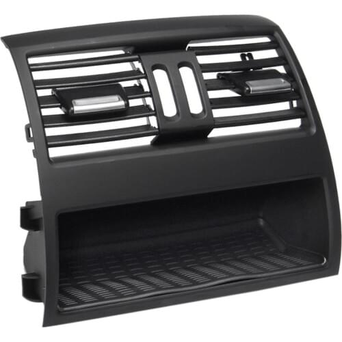 Rear Center Console Fresh Air Outlet Vent Grille Cover for BMW 5 F10 F18 without Buttons Rear Center Console AC Fresh Air Outlet