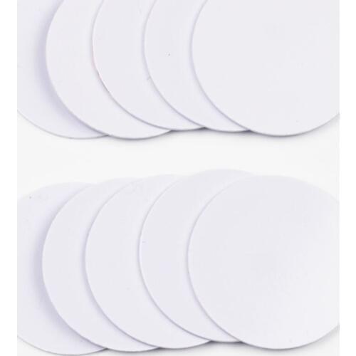 10pcs/Lot 125KHZ TK4100 EM4100 RFID Tags Coin ID Cards Read Only Diameter 25mm /30mm for Access Control