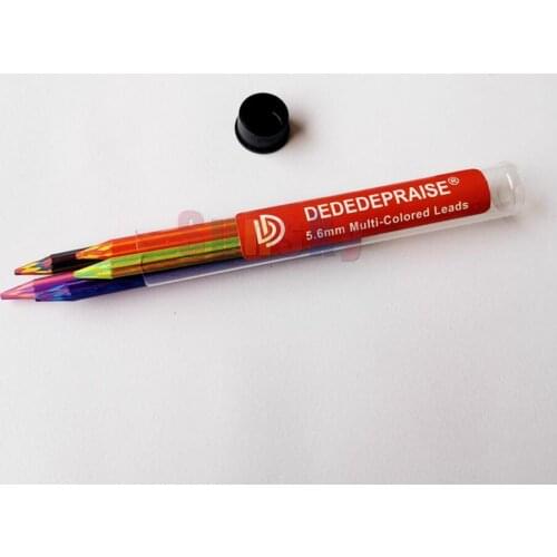 5pc/set magic 5.6mm core color pencil rainbow pencil lapis de cor multicolor drawing pencil Plomo de arco iris Cor do arco-iris