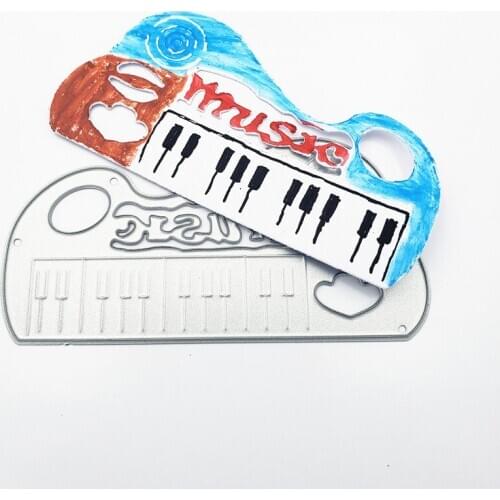 8.1x4.0cm Electronic organ die Cutting dies metal crafts paper die-cutting /DIY embossing Easter Halloween Scrapbooking