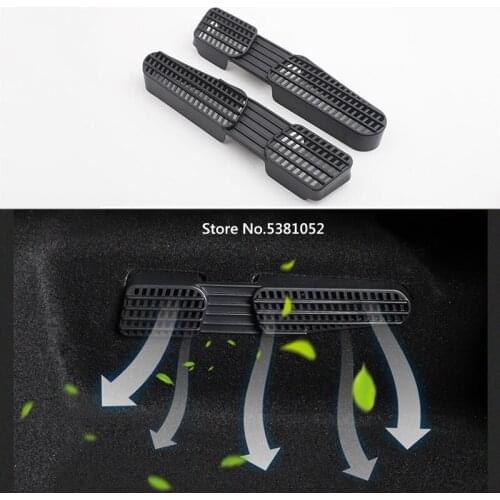 For Volkswagen VW T-cross 2018 2019 2020 2021 Accessories Car Seat Under AC Air Vent Outlet Protective Cover Trim Auto Styling