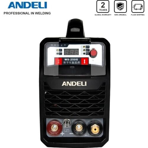 ANDELI Smart Portable Single Phase IGBT Inverter TIG-250G Tig Laser TIG/MMA Argonbow Glass Machine 2 in1 tig Lassen