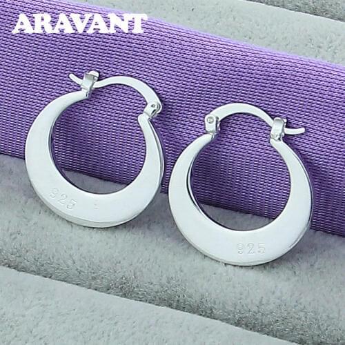 Aravant Women's Silver Earrings