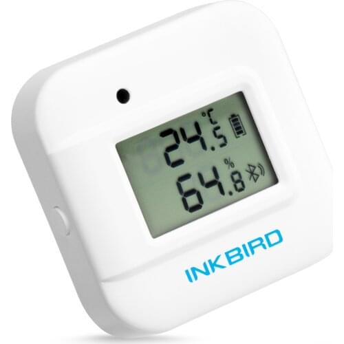 Inkbird IBS-TH2 Plus Wireless Digital Temperature Humidity Monitor Thermometer Hygrometer External Probe Smart Home Refrigerator