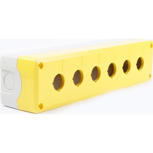 Buuton box for six hole IP65 GOB-6A-YW Suitable for harsh environment