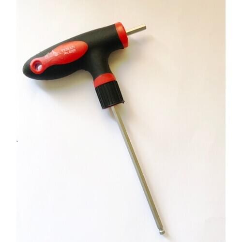 One Piece Skate Shoes Inner hexagon spanner Blade Tools Wrench T -Handle Inline Skate Shoes Repair Hex Key Random Color