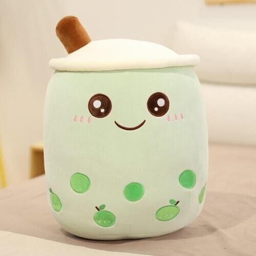 Kids Creative Bubble Tea Cup Shaped Stuffed Doll Plush Toy Girl Birthday Gift Kids Educational Toys for Children Gifts