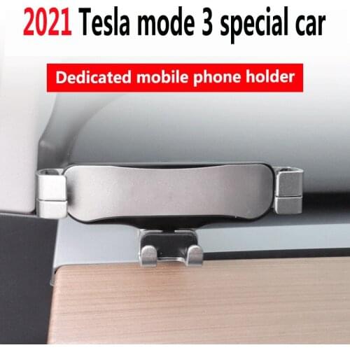 For 2021 Tesla model3/Tesla Y Paint Left and Right frame car mobile Phone bracket GPS holder Tesla Auto Accessories car supplies
