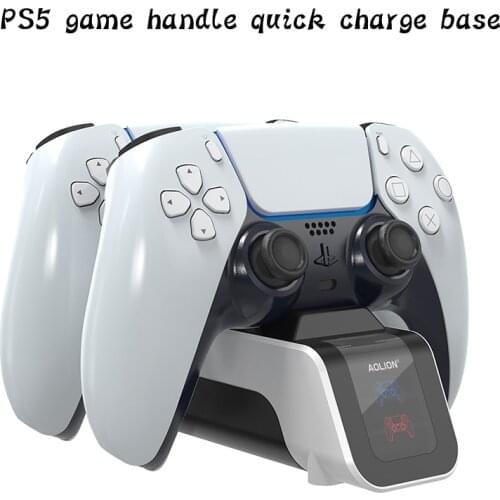 For PS5 Game Handle Quick Charge Base TYPE-C Interface Game Handle Charger PS5 Handle Accessories Game Handle Charging Set
